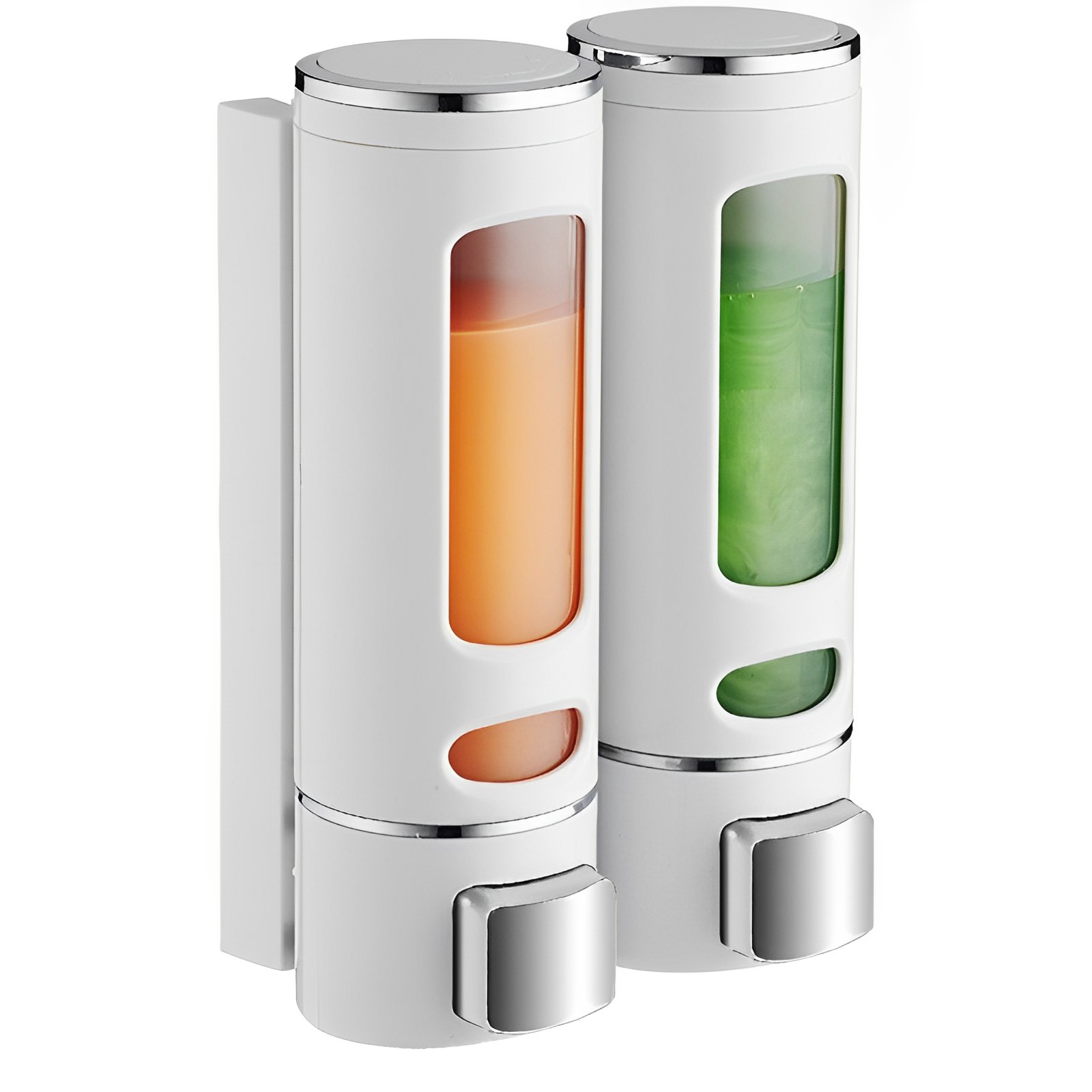 OJ-YL50W-T ห้องน้ำ ABS คู่มือเจลอาบน้ำ 400ml Triple Liquid SOAP Dispensers สุขาภิบาลติดผนัง Liquid SOAP Dispenser